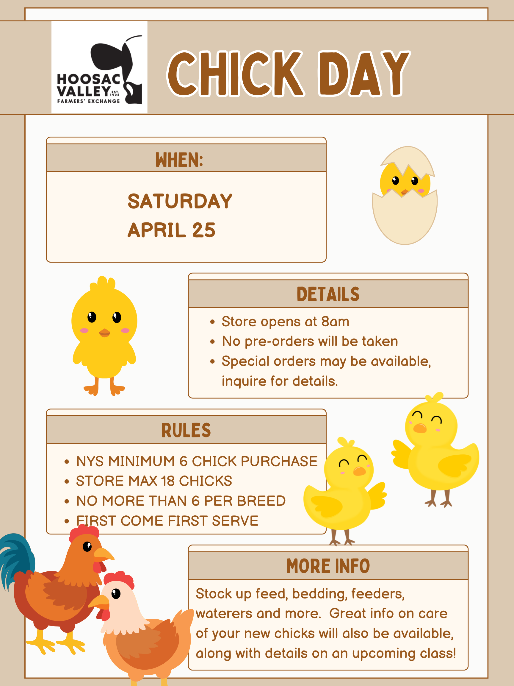 Chick Day event image.